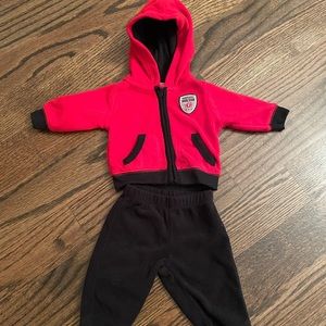 Newborn Fleece Baby Boy Outfit